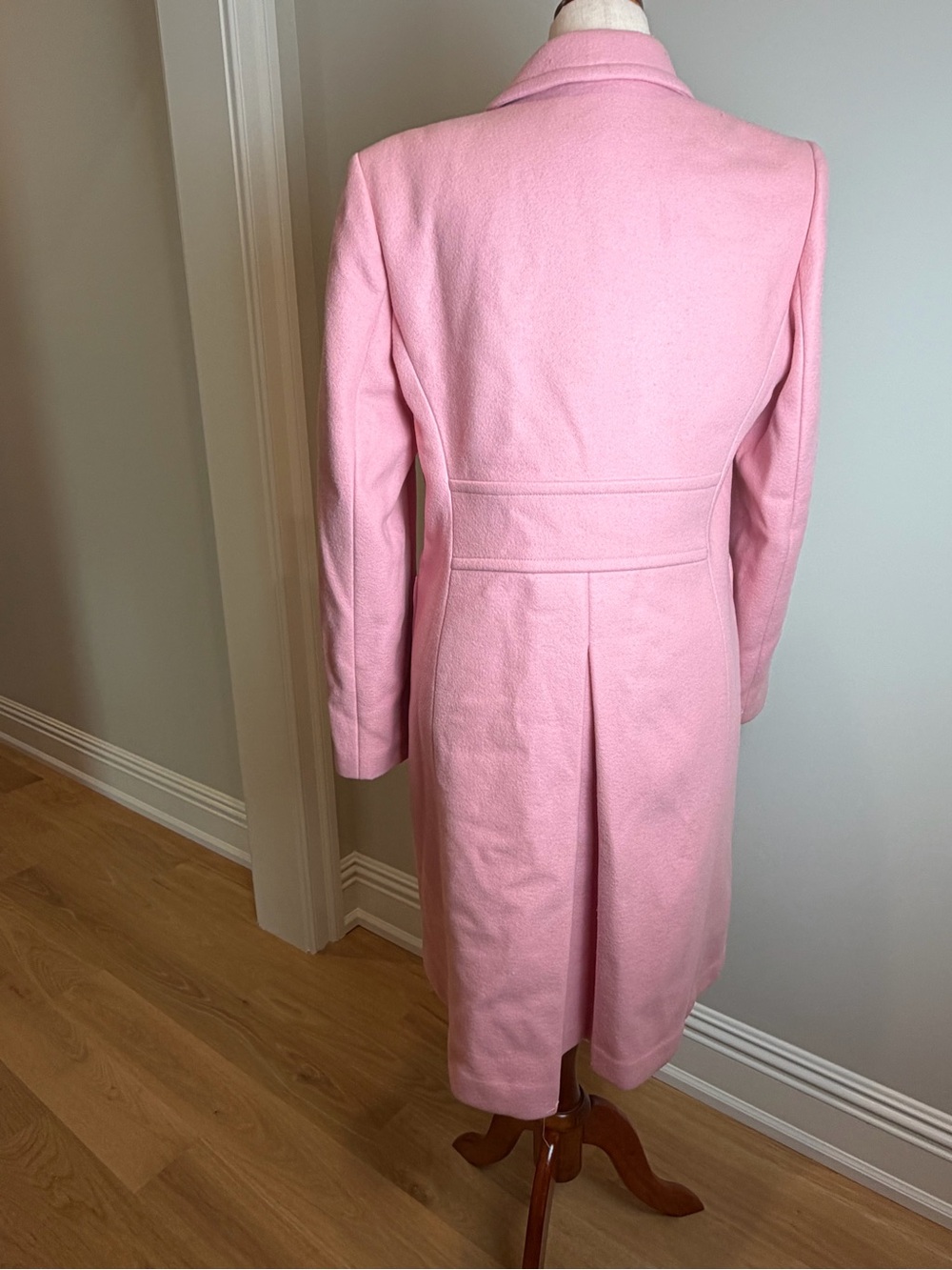 Banana Republic XL Women's Pink Single-Breasted Dress Coat - Picture 6 of 10